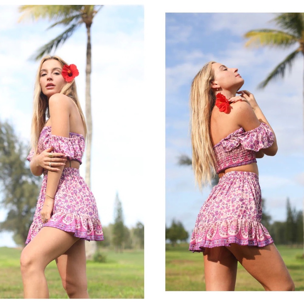 Top and Skirt Set